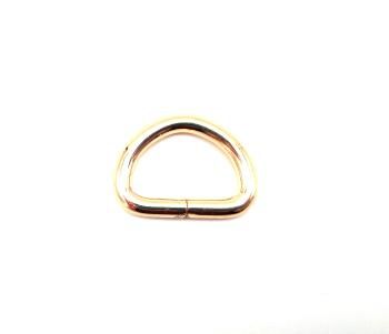 819-2 D- кольцо "Толстое", золото, 35х25 мм, для ремня 25 мм