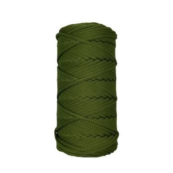 Полиэфирный шнур для вязания ПЭШ_40 Оливковый, 4 мм/100 метров