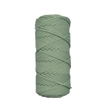 Полиэфирный шнур для вязания ПЭШ_26 Пыльная мята, 4 мм/100 метров