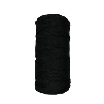 Полиэфирный шнур для вязания ПЭШ_17 Чёрный, 4 мм/100 метров