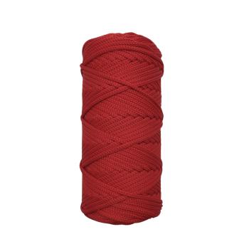 Полиэфирный шнур для вязания ПЭШ_22 Красный, 4 мм/100 метров