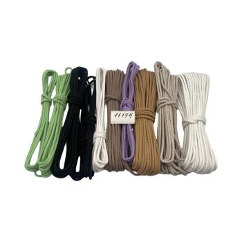 НШВ_11174 Набор хлопковых шнуров  для шитья на вес 5 мм, 1 кг