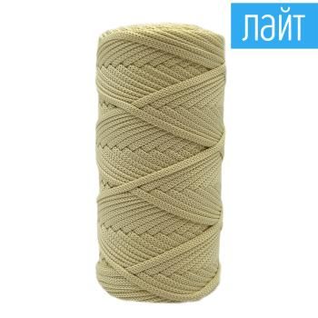 Полиэфирный шнур для вязания ЛАЙТ ПШЛ_30 Сгущёнка, 4 мм/100 метров