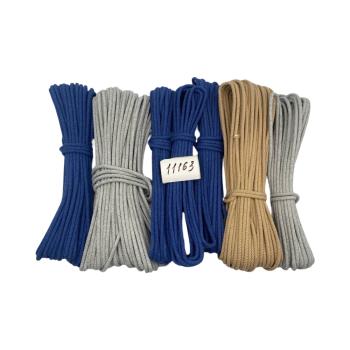 НШВ_11163 Набор хлопковых шнуров  для шитья на вес 5 мм, 1 кг