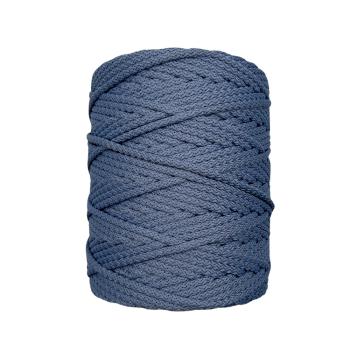 Полиэфирный Шнур с сердечником для вязания Ш-ПЭ5-86 Голубика, 5мм/200 м 