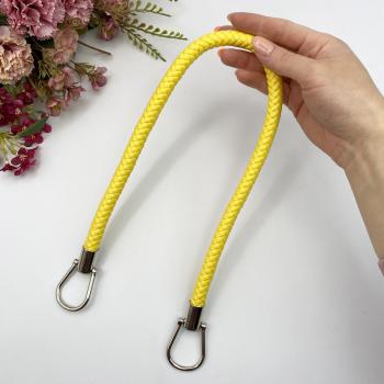 Ручка из искусственной кожи РД-69, 55 см, цвет жёлтый
