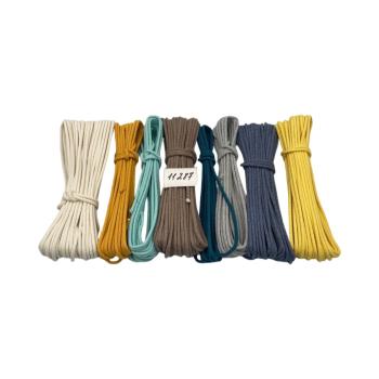НШВ_11287 Набор хлопковых шнуров  для шитья на вес 5 мм, 1 кг