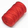 Полиэфирный шнур для вязания ПЭШ_22 Красный, 4 мм/100 метров, фото - 2 Полиэфирный шнур для вязания ПЭШ_22 Красный, 4 мм/100 метров, фото - 2